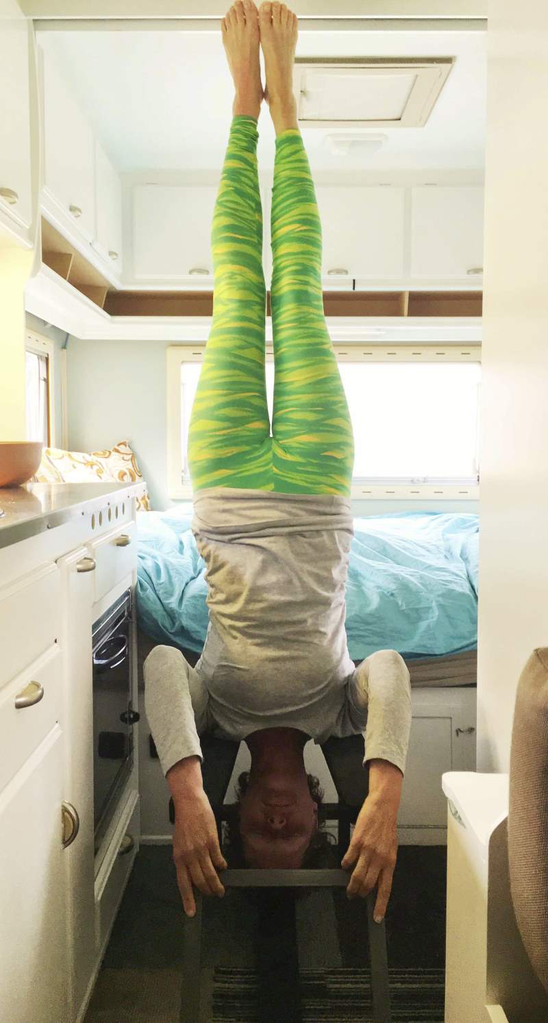 Yoga in de camper op vakantie